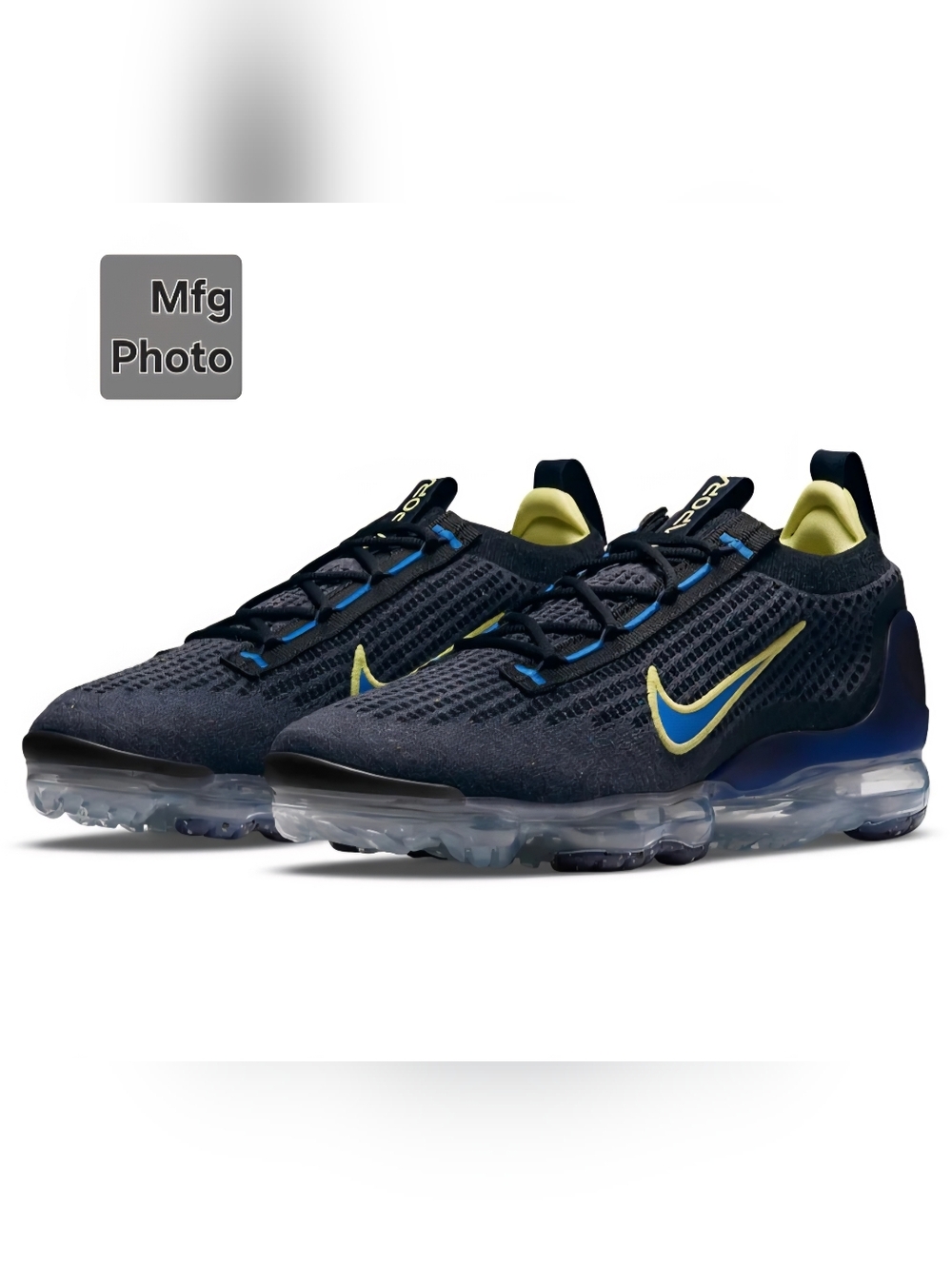 Nike Air Vapormax 2021 Flyknit 'Obsidian Light Lemon Twist', Mens 10